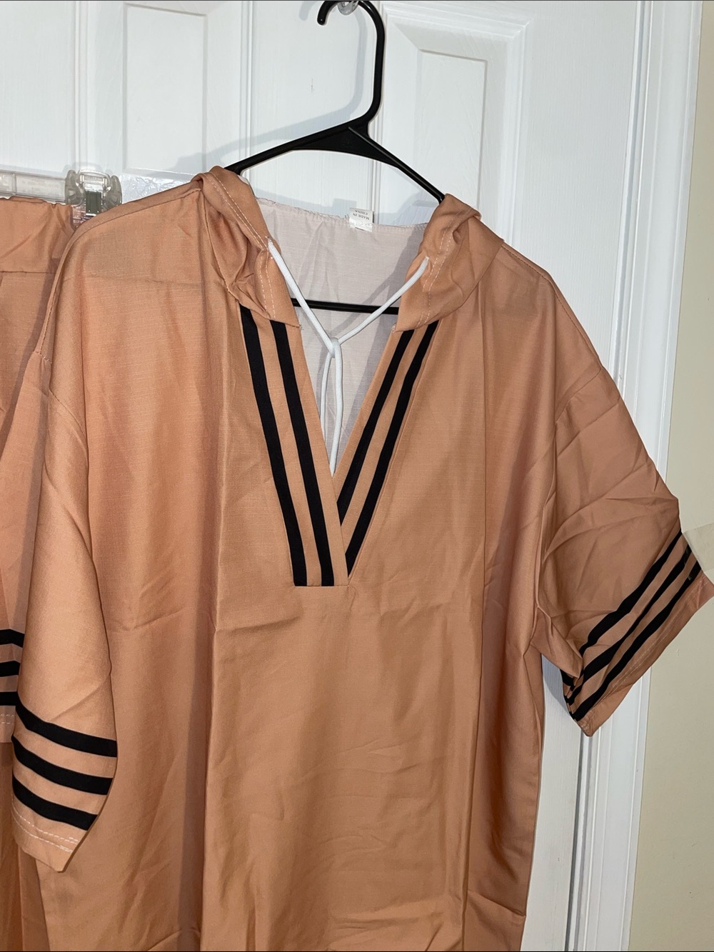 Camel/Black Leisure Skin Pantsuit XL - Picture 3 of 5
